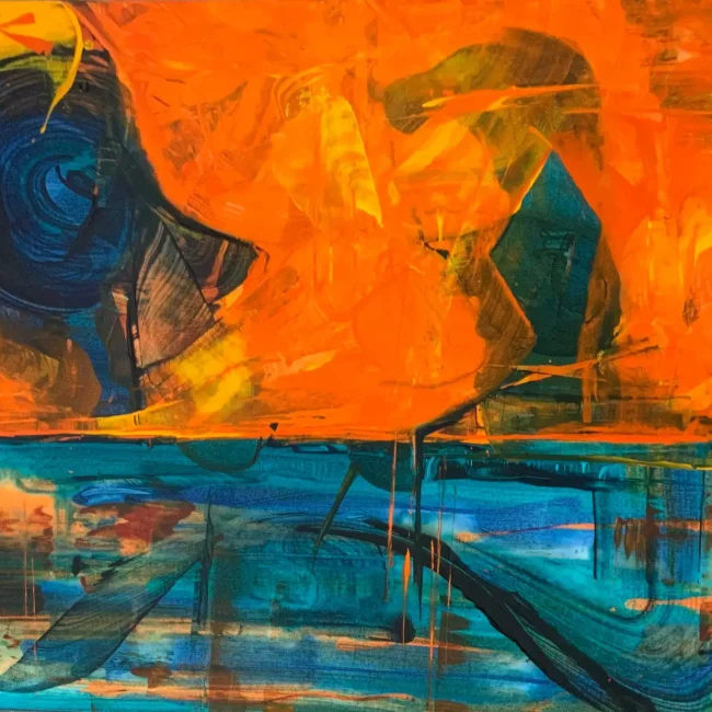 Marguerite Laing Art - The Ring of Fire III